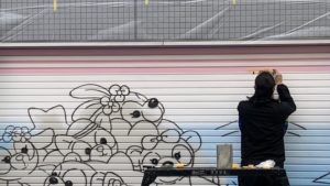 茅ヶ崎市シャッター絵描き/KUREHO WALLART