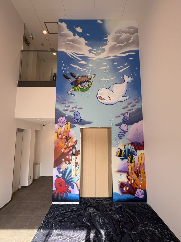 むつうらベルーガ歯科/壁画制作/KUREHO WALLART