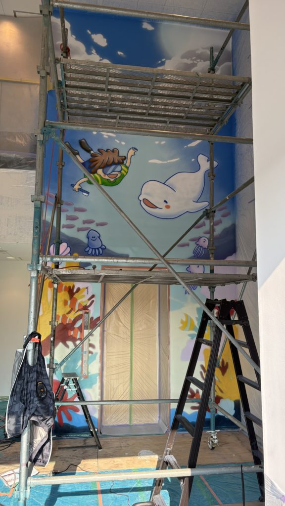 横浜市/ウォールアート制作/KUREHO WALLART
