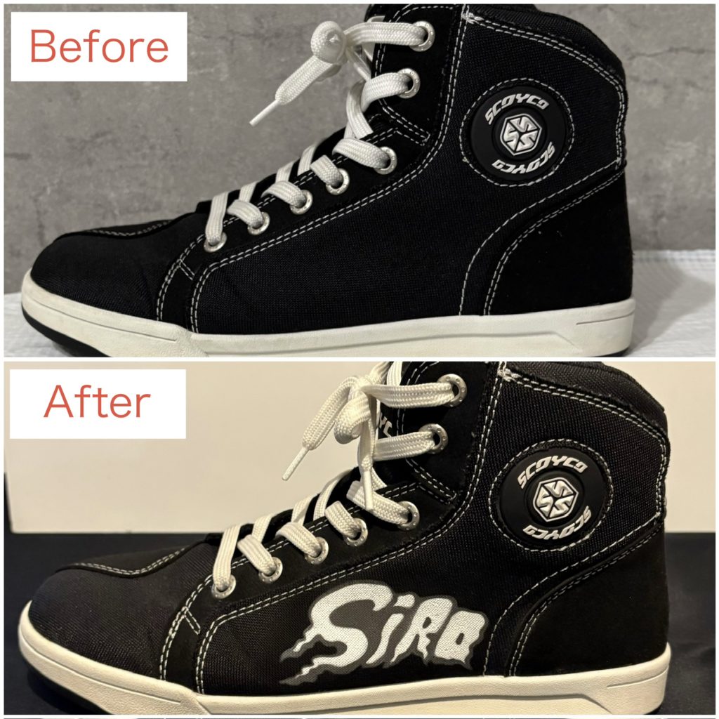 カスタムペイントオーダー キャンバス地スニーカー